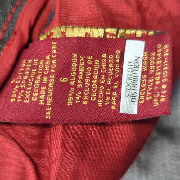 NWT SASSON  VINTAGE  Ooh La La BootCutBoogie ‎ Jeans 1980s multiple - Picture 6 of 8